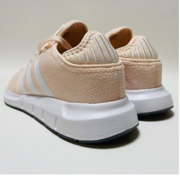 NIB ADIDAS SWIFT RUN X WOMEN’S PINK WHITE BLACK ATHLETIC SNEAKERS EVA MIDSOLE - Picture 5 of 12